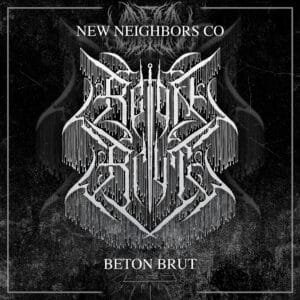 BETON BRUT, London-based noise tech musician logo, 2024
